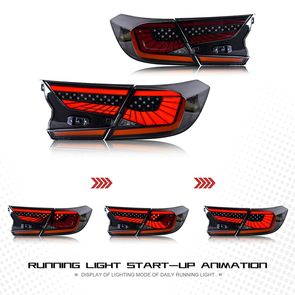 inginuity time LED Tail Lights For Honda Accord 10th Gen 2018 2019 2020 2021