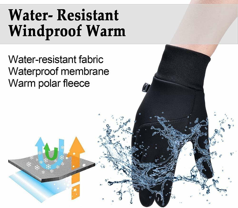 EAGLEFLY Winter Gloves Women Men Waterproof Warm Gloves with Touch Screen