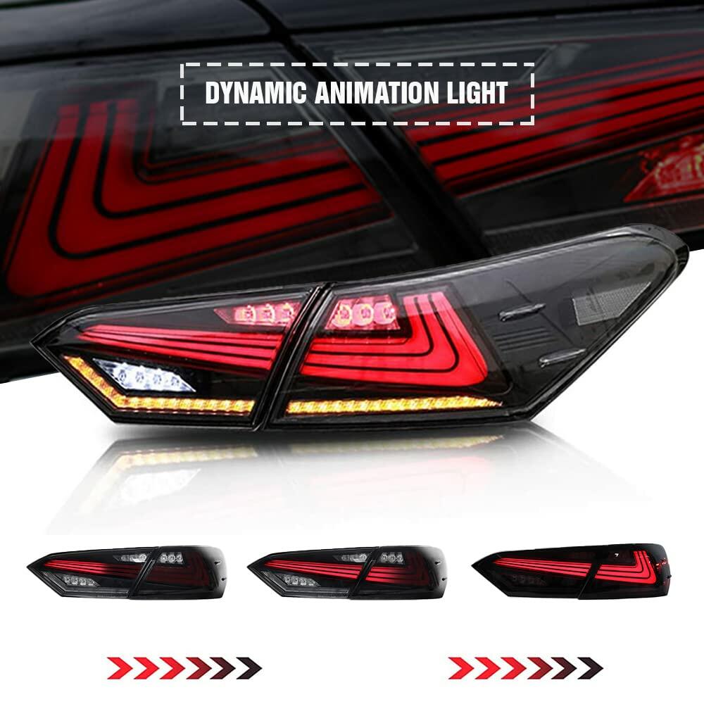 New Taillights for Toyota Camry Tail Light Assembly 2018-2023 SE XSE LE XLE TRD