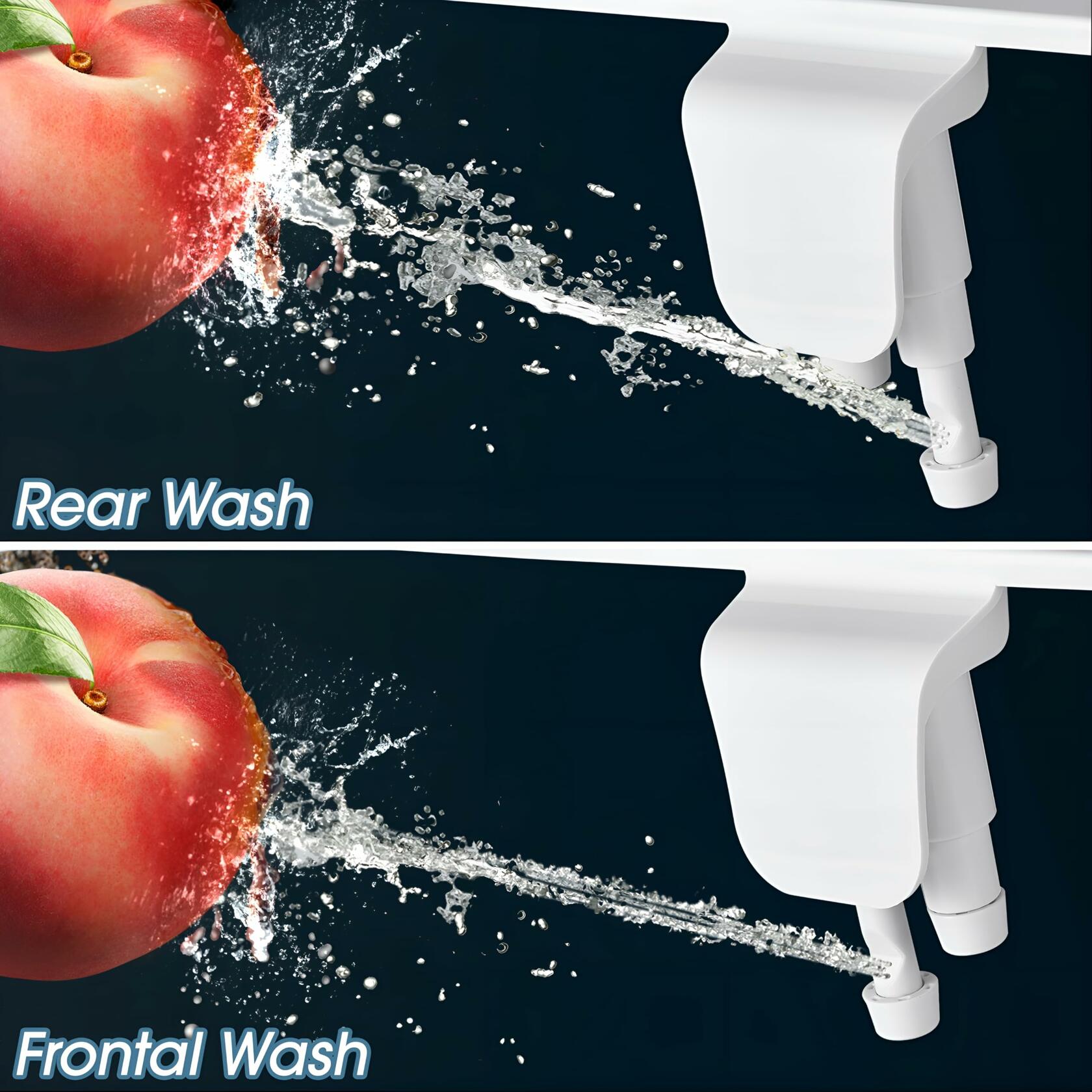 BIGCOW Ultra-Slim Bidet Attachment for Toilet - Dual Nozzle (Frontal & Rear