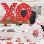 OLANRUN Valentines Day Decorations, 4 Pack XOXO Wooden Letters Indoor Decor