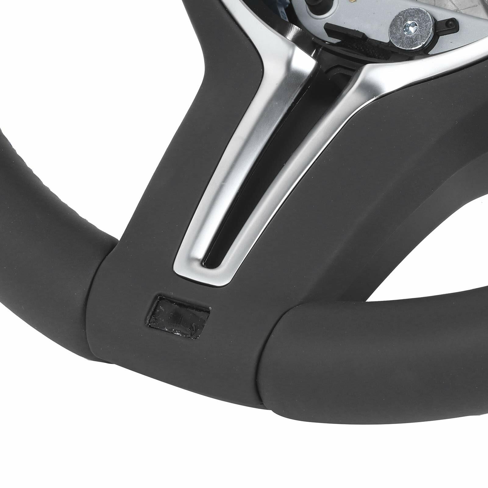 UPALDHOU Upgrade F80 M3 Style Steering Wheel, Full Leather with Paddle Shifters and Multifunction Buttons, Fit for 1 2 3 4 Series X1 X3 X4 X5 X6 2012-2020