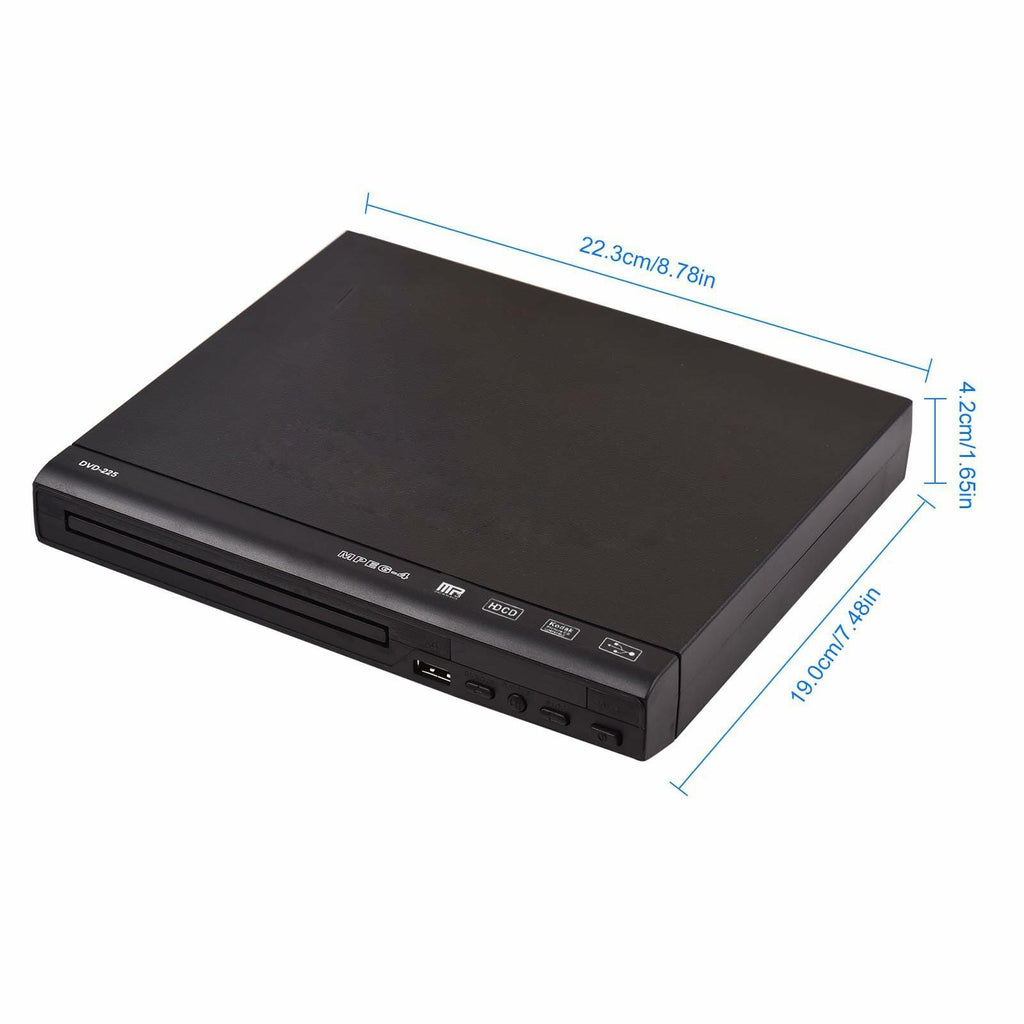 ACAGALA DVD-225 Home DVD Player DVD CD Disc Player Digital Multimedia Player AV Output with Remote Control