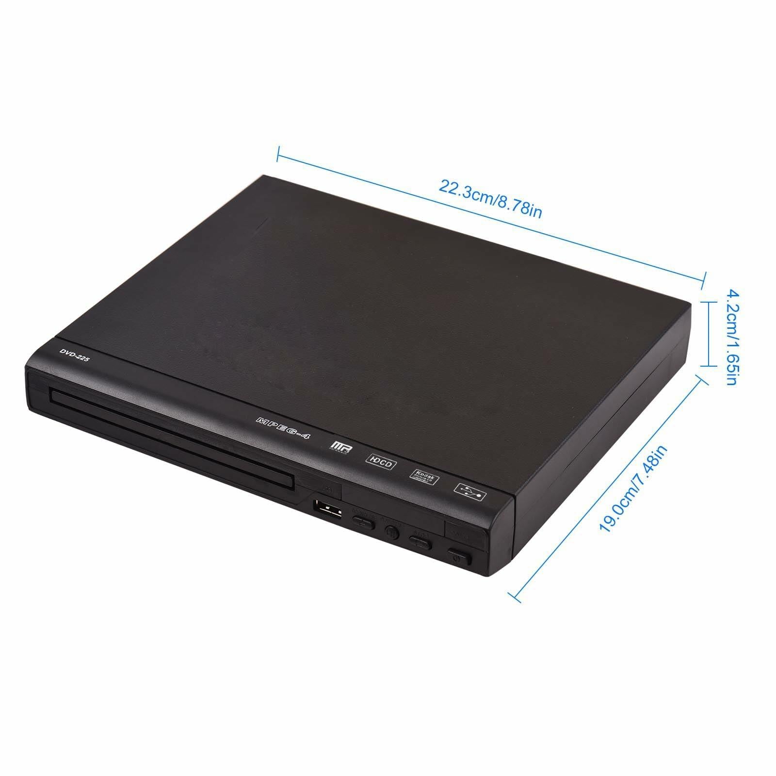 ACAGALA DVD-225 Home DVD Player DVD CD Disc Player Digital Multimedia Player AV Output with Remote Control