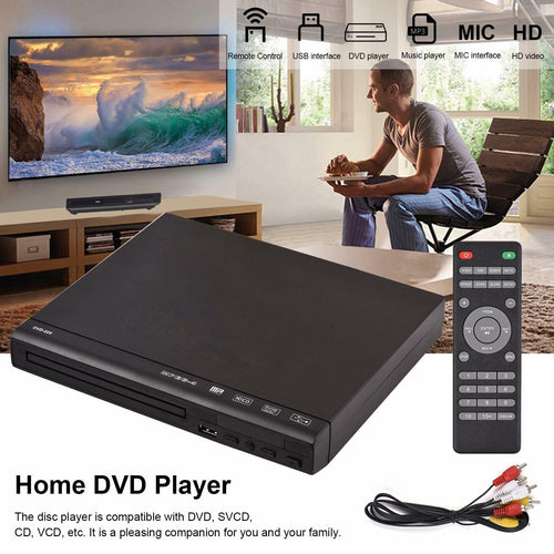 ACAGALA DVD-225 Home DVD Player DVD CD Disc Player Digital Multimedia Player AV Output with Remote Control