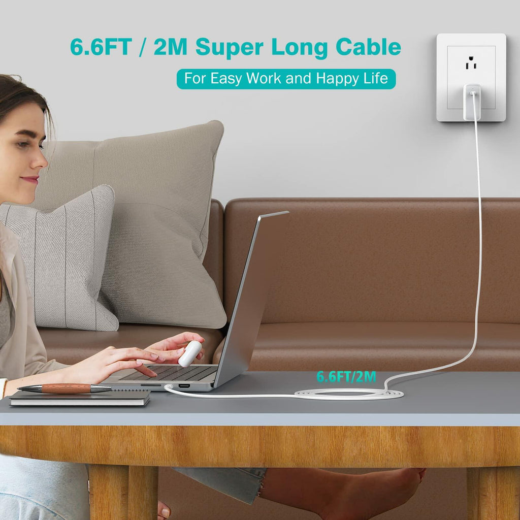 USB C to USB C Cable 100W for MacBook Pro/Air Charger, iPad Pro 13/12.9/11 inch,