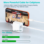USB C to USB C Cable 100W for MacBook Pro/Air Charger, iPad Pro 13/12.9/11 inch,