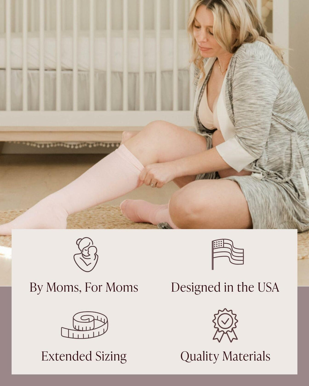 Kindred Bravely Compression Socks 2-Pack | Graduated Compression Socks for