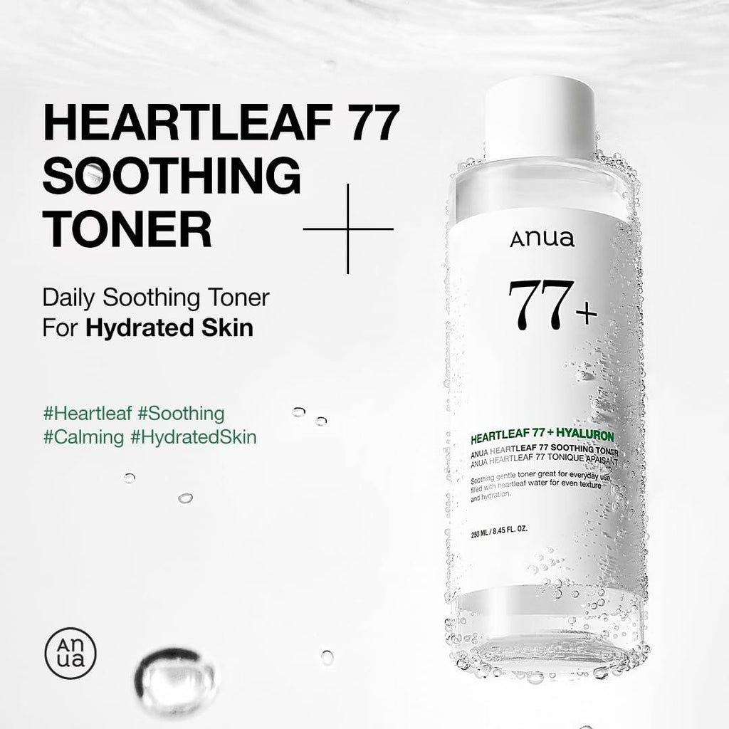 Anua Heartleaf 77 Soothing Toner, Moisturizing & Calming Facial Toner for Glass