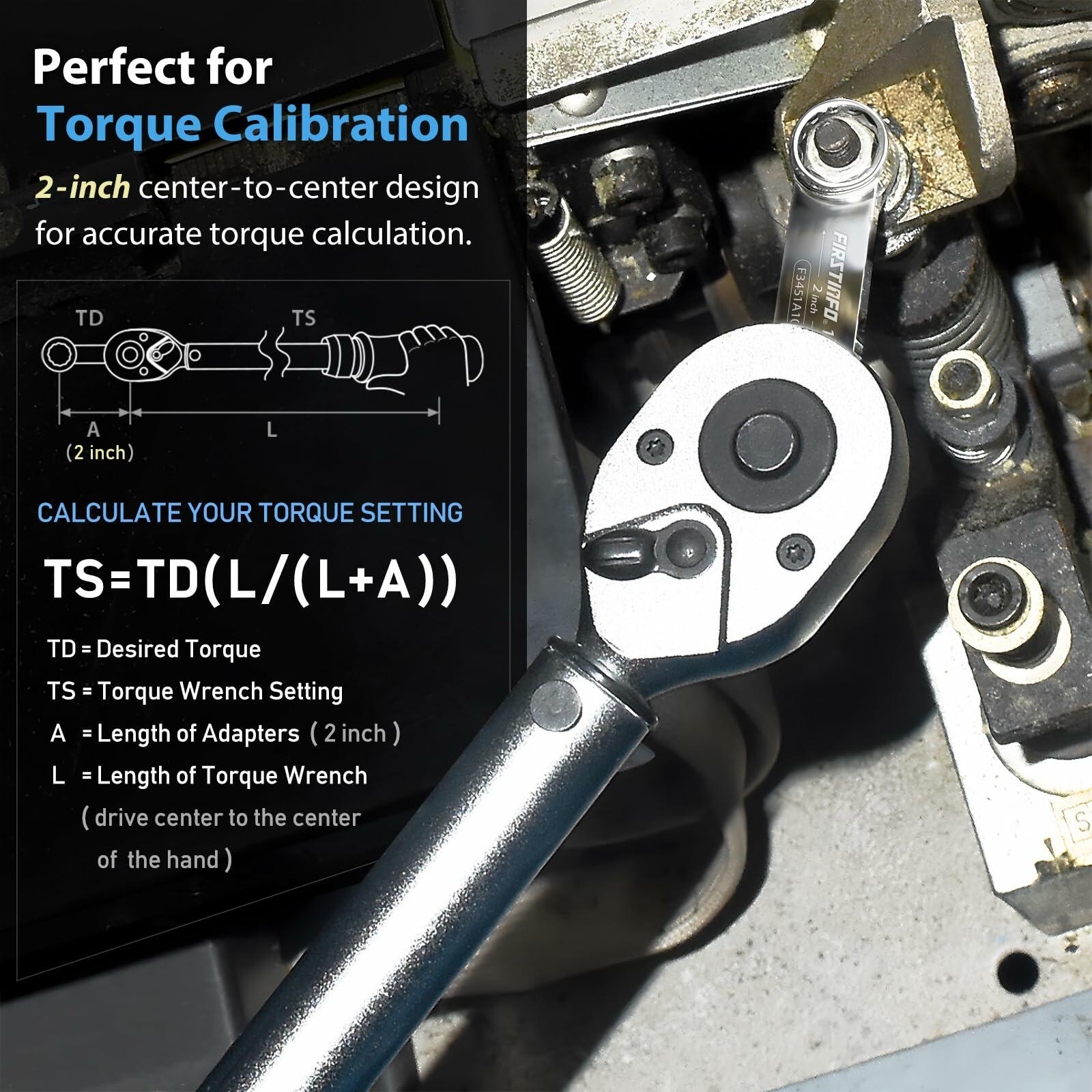 FIRSTINFO F3451A Taiwan 3/8-inch Drive Torque Adapter Set, 12-Point Box End, 10 to 19mm, Metric, 10-Piece with CR-V Construction | Blow Case and Mechanic's Tray