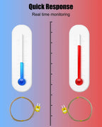 AUGREX 5cs High Accuracy K Type Mini-Connector Thermocouple, Temperature Probe Sensor -50°C~482°C (-58°F~899°F)