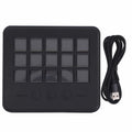 Stream Controller with 15 Customizable LCD Keys, Plug and Play Control Deck Hotkey Panel for Streamers Content Creators Compatible with OBS Discord