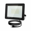 3 Pack ZHPINGMX 100W LED Flood Light Outdoor, 10000LM Super Bright Floodlight Outside Work Lightwith Plug, 6500K Daylight White LED Flood Light Outdoor, IP66 Waterproof Outdoor Flood Light