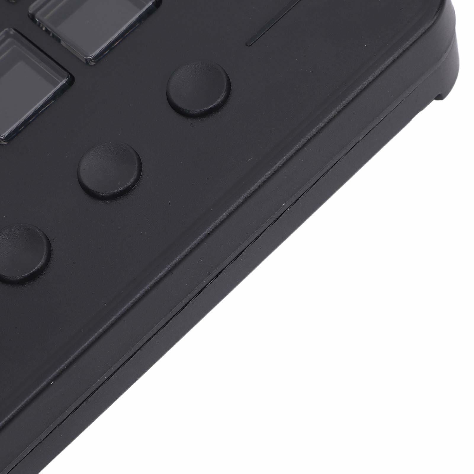 Stream Controller with 15 Customizable LCD Keys, Plug and Play Control Deck Hotkey Panel for Streamers Content Creators Compatible with OBS Discord