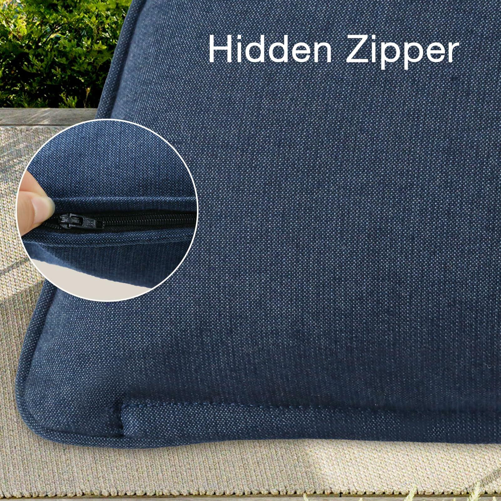Set of 4 Sunbrella Decorative Outdoor Water Repellent Throw Pillows with Inserts