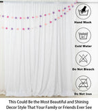 ShinyBeauty Photobooth Background Best Choice-7FTx7FT-White-Sequin Photography