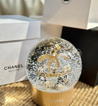 Chanel CC Gold 2024 Crystal Ball Snow Globe New Limited Edition,  VIP gift