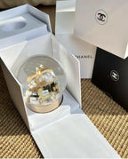 Chanel CC Gold 2024 Crystal Ball Snow Globe New Limited Edition,  VIP gift