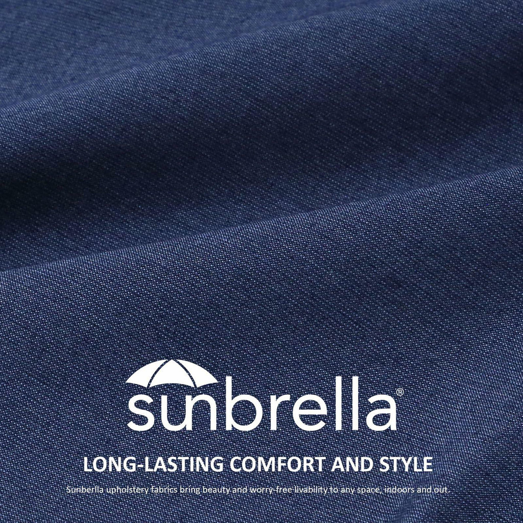 Set of 4 Sunbrella Decorative Outdoor Water Repellent Throw Pillows with Inserts
