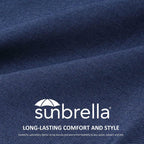 Set of 4 Sunbrella Decorative Outdoor Water Repellent Throw Pillows with Inserts