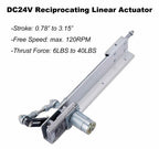 DC24V Reciprocating Linear Actuator, Reciprocating Linear Motion Actuator with