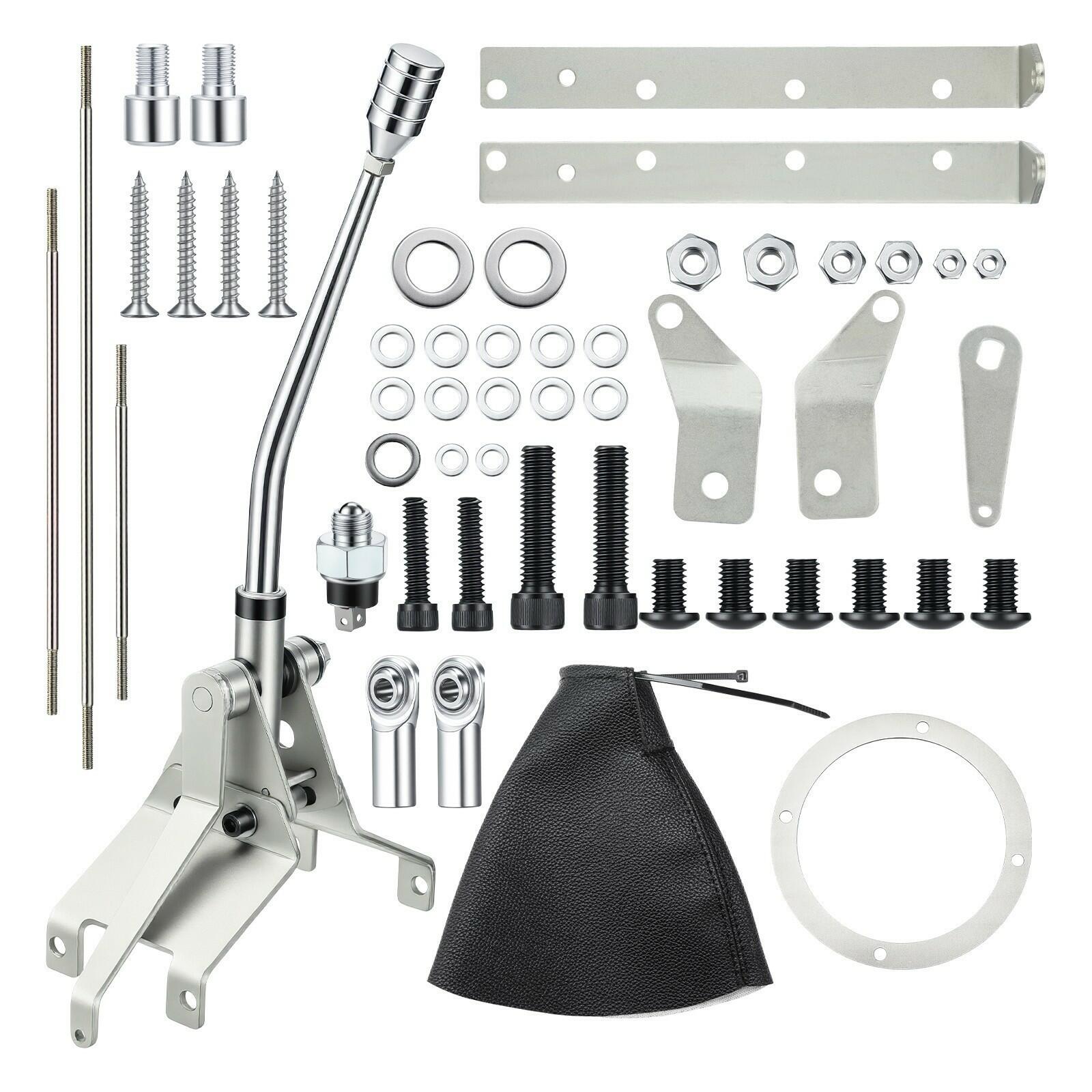 For GM Turbo 400 TH400 Shifter Kit Floor Mount Automatic Transmission 12"