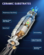 MARSFLUX Catalytic Converter Direct-Fit Compatible with 2005-2007 Cobalt 2.2L,