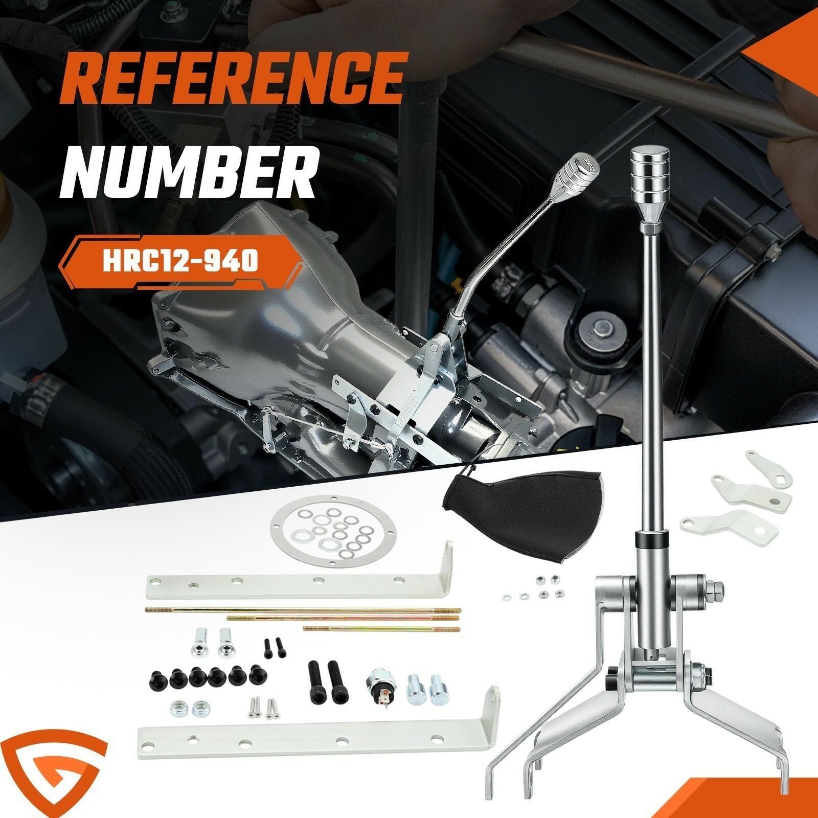 For GM Turbo 400 TH400 Shifter Kit Floor Mount Automatic Transmission 12"