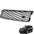 Front Bumper Upper Grille Black Chrome Replacement for Range Rover Vogue L405