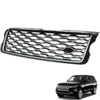 Front Bumper Upper Grille Black Chrome Replacement for Range Rover Vogue L405