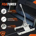 For GM Turbo 400 TH400 Shifter Kit Floor Mount Automatic Transmission 12"