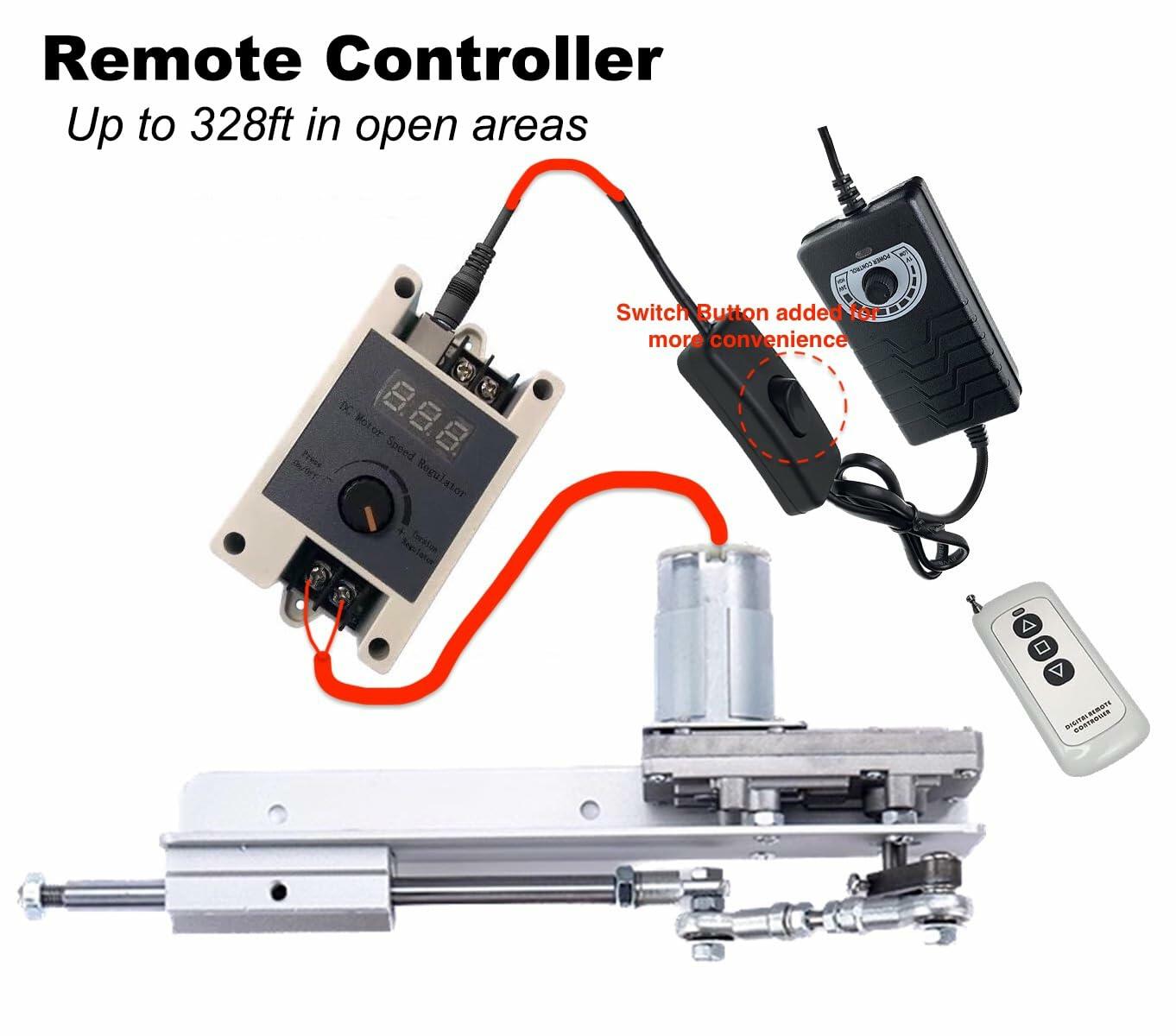 DC24V Reciprocating Linear Actuator, Reciprocating Linear Motion Actuator with