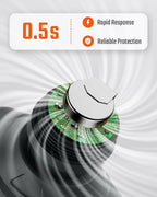 CT-300 Portable Carbon Monoxide Detector, CO Detector with Audible & Visual Alar