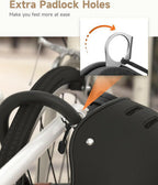 Findway Pro Bike Helmet for Adults Adjustable Cycling Large Black-Black