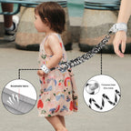 Accmor 2 in 1 Toddler Leash with Magnetic Lock, Kids Anti Lost Wrist Link 2