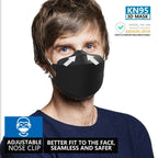 KIMARS KN95 Face Masks 50 Pack, Breathable Comfortable and Disposable KN95 Mask,