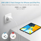 iPhone 17 16 15 Charger Fast Charging Type C Chargers USB C Charger Block iPhone