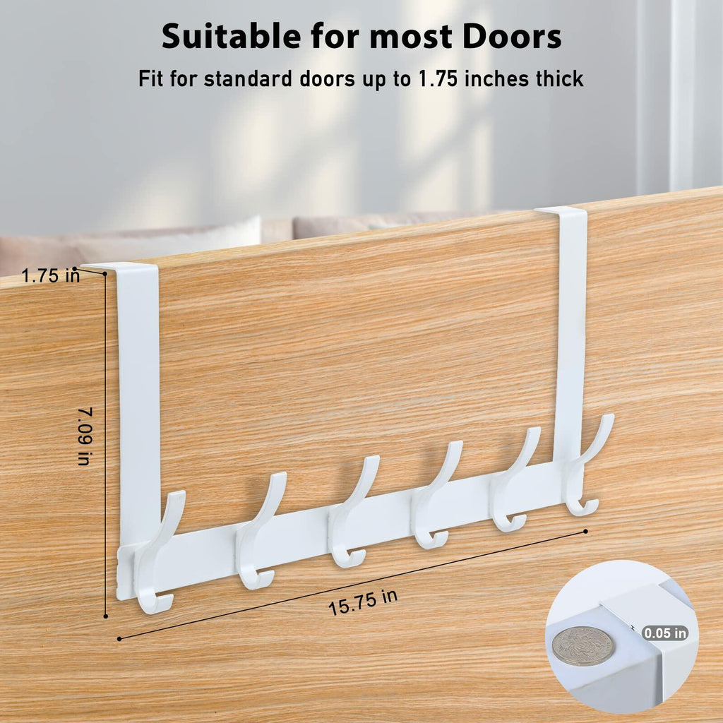 Optish Over The Door Hooks, Door Hanger Hooks for Hanging, Over The Doors Towel