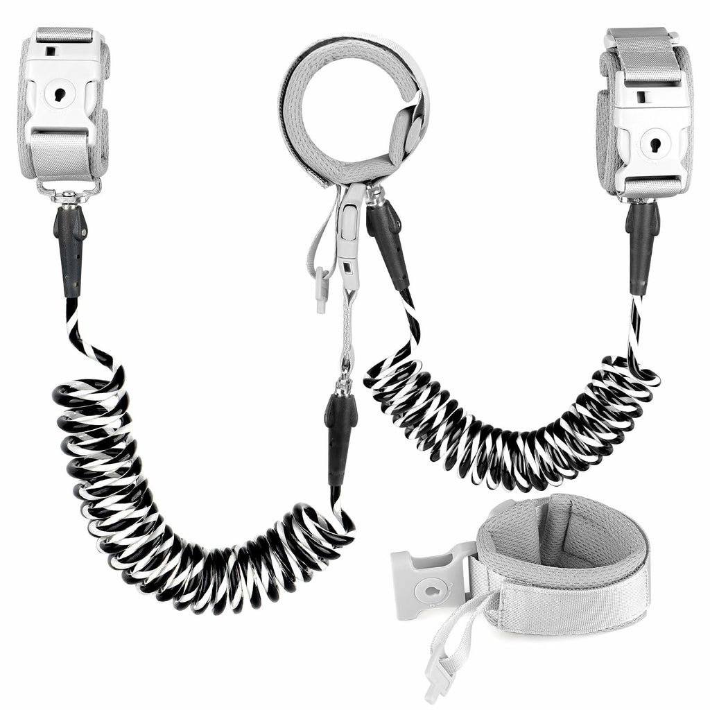 Accmor 2 in 1 Toddler Leash with Magnetic Lock, Kids Anti Lost Wrist Link 2