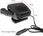 12V Portable Car Heater & Defroster - 150W, Plugs into Cigarette Lighter, 2-in-1