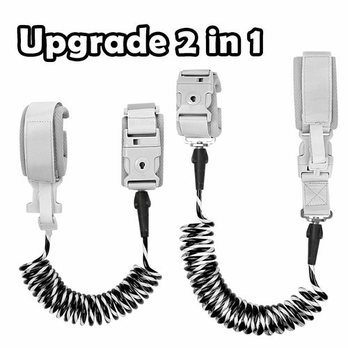Accmor 2 in 1 Toddler Leash with Magnetic Lock, Kids Anti Lost Wrist Link 2