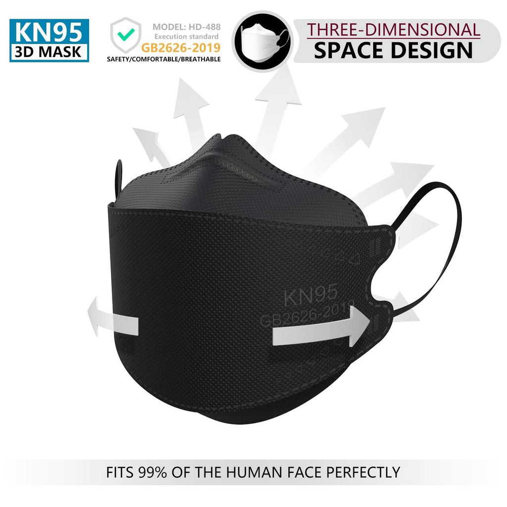KIMARS KN95 Face Masks 50 Pack, Breathable Comfortable and Disposable KN95 Mask,