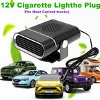 2 Pack Car Heater, 12V 150W Portable Car Heater Plug in Cigarette Lighter Fast