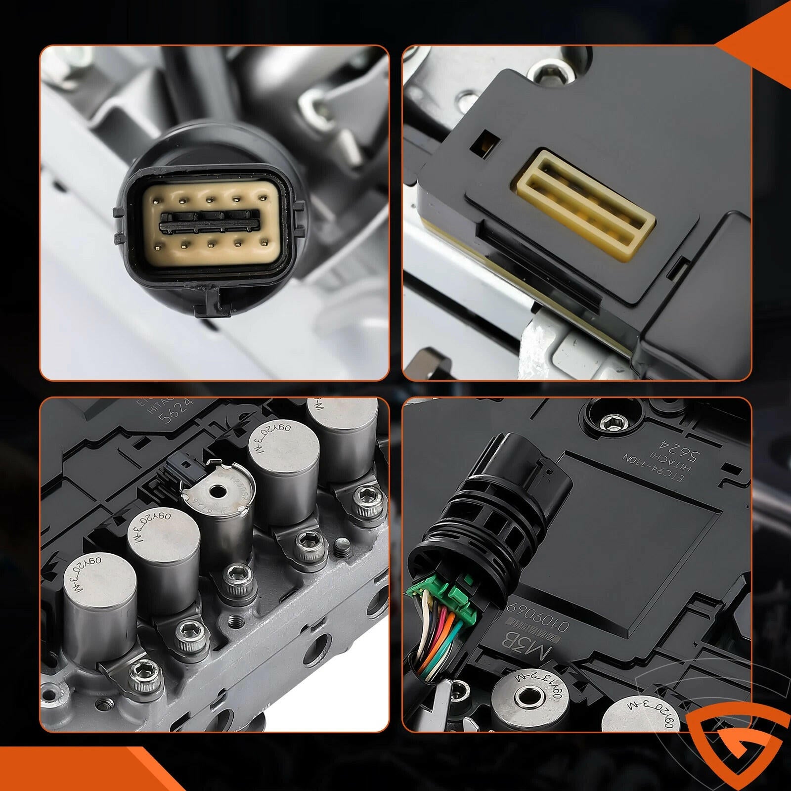 2014-2019 Infinity Q50 Q60 3.7L Valve Body TCM 31705-X132B RE7R01A Programmed