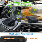 2 Pack Car Heater, 12V 150W Portable Car Heater Plug in Cigarette Lighter Fast
