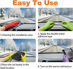 2 Pack Car Heater, 12V 150W Portable Car Heater Plug in Cigarette Lighter Fast