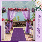 Shihanee Sequin Aisle Runner for Wedding Glitter Rug with Carpet Tape Sparkly