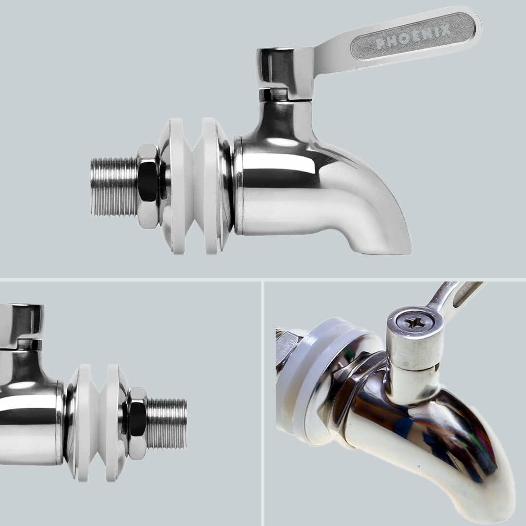 PHOENIX GRAVITY AISI 304 Stainless Steel Water Filter Spigot Compatible with