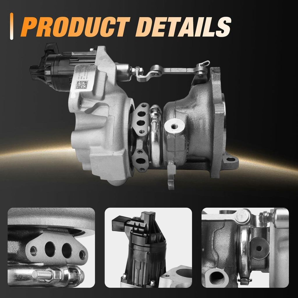 KALANBAY TD025L4B 49373-07014 Turbocharger Kit w/Actuator & Gasket For 2016-2021