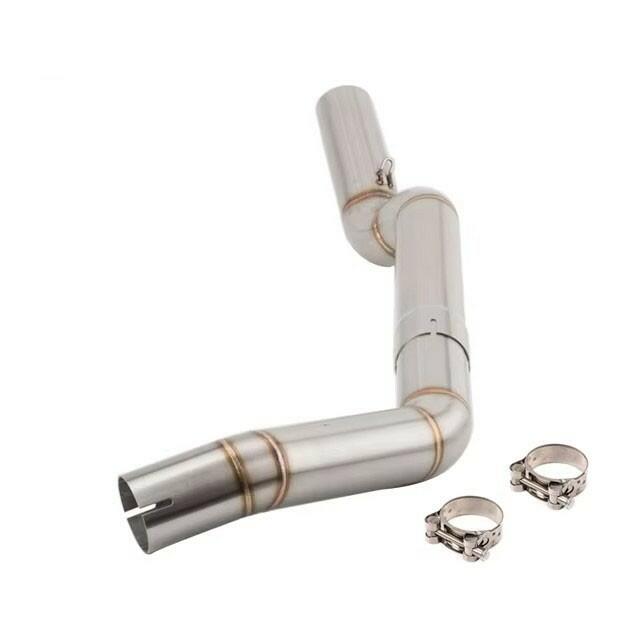 For Honda CBR600RR F5 2005-2024 Carbon Exhaust Pipe With 51MM Mid Tail Link Pipe